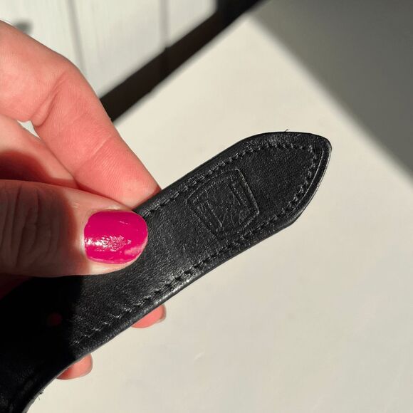 Noble Outfitters x Clever with Leather Black Belt 1โ Snap Buckle M - Picture 6 of 10